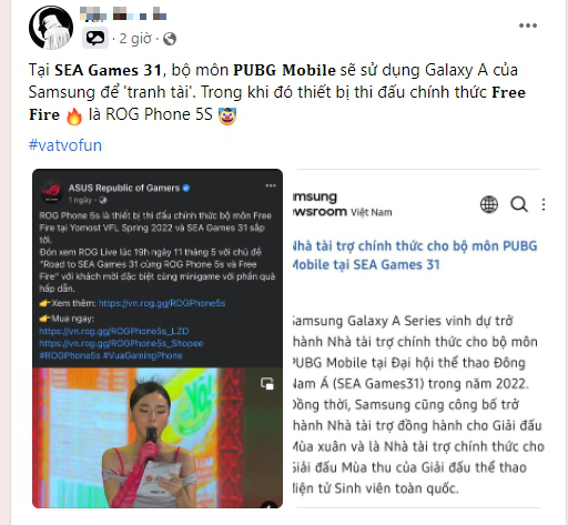 CĐM sốc khi biết điện thoại Free Fire được sử dụng tại SEA Games 31, tuyển thủ PUBG Mobile “chỉ biết khóc” - Ảnh 1.