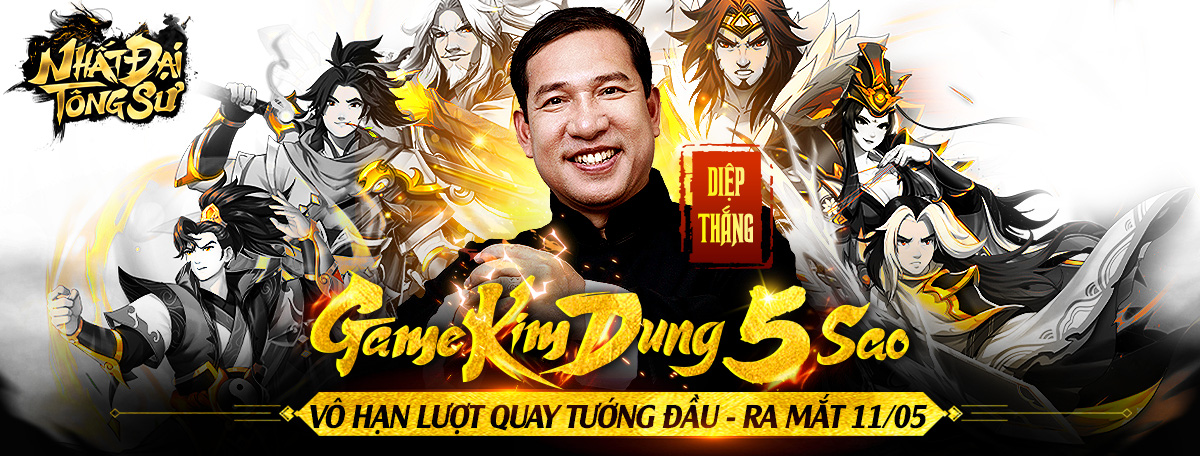 Game Kim Dung TOP 1 hôm nay: Nhất Đại Tông Sư chính thức mở đăng ký, đóng cửa ngày 11/5, tặng Mộ Dung Phục - Dương Quá - Hoàng Dung - Ảnh 1.