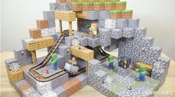 Hướng dẫn cách làm mô hình Minecraft bằng giấy đơn giản  Học May