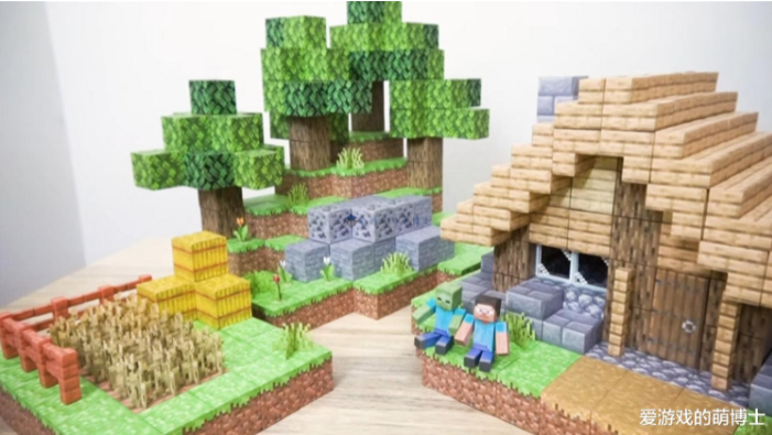 Minecraft Mini  Kit168 Đồ Chơi Mô Hình Giấy Download Miễn Phí  Free  Papercraft Toy