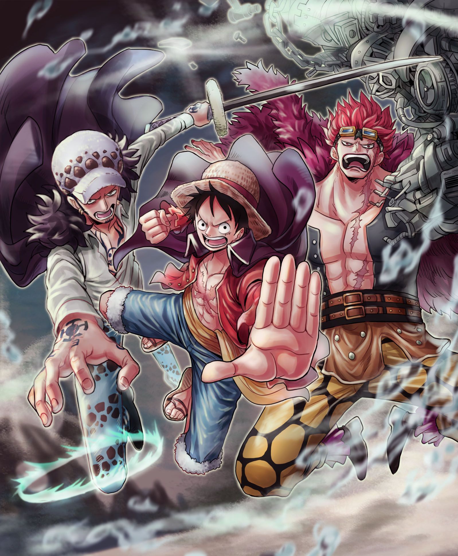 Liên minh 2 Tứ Hoàng - những quân bài số một trong bộ truyện One Piece, với sức mạnh và kỹ năng chiến đấu không thể bỏ qua. Nếu bạn muốn tìm hiểu thêm về những trận đấu đỉnh cao và sự cạnh tranh giữa các Tứ Hoàng, hãy xem ngay hình ảnh!
