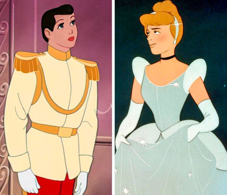 20 cặp nhân vật Disney trông như thế nào nếu họ sử dụng tính năng hoán đổi khuôn mặt? - Ảnh 10.
