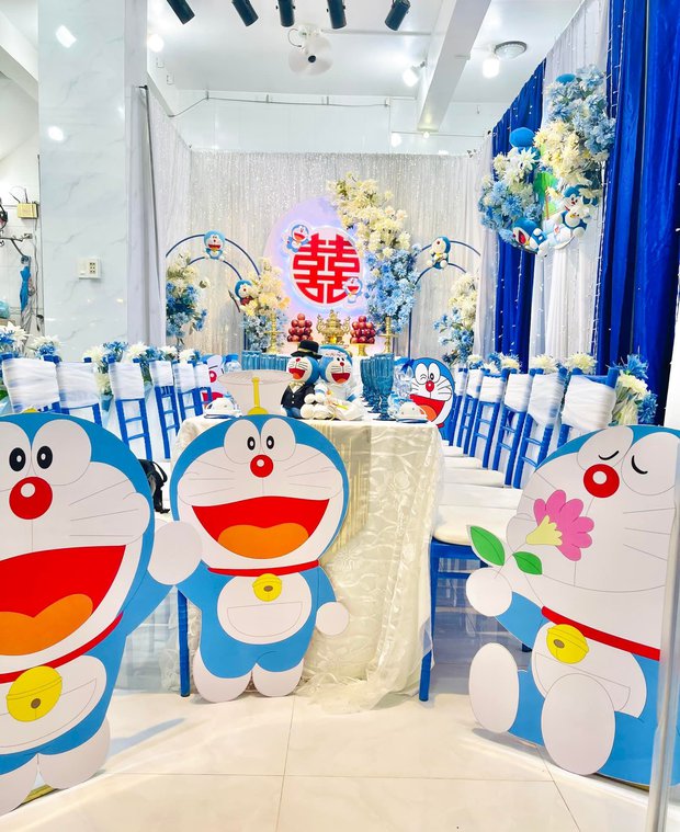Đám cưới đặc biệt của cặp đôi fan cuồng truyện tranh Doraemon - Ảnh 11.