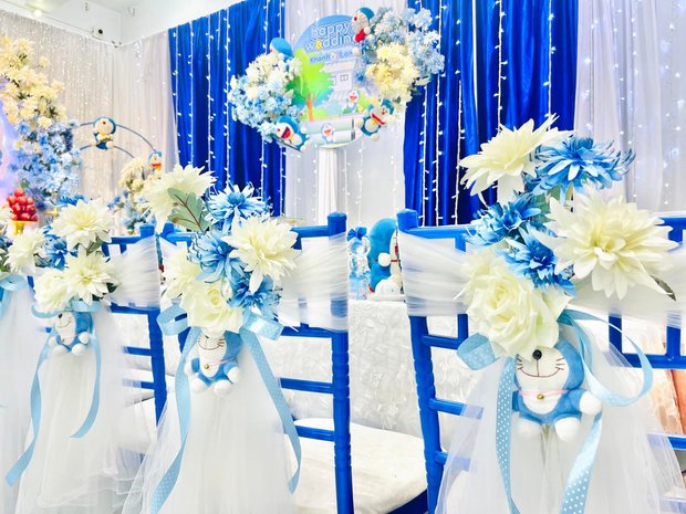 Đám cưới đặc biệt của cặp đôi fan cuồng truyện tranh Doraemon - Ảnh 16.