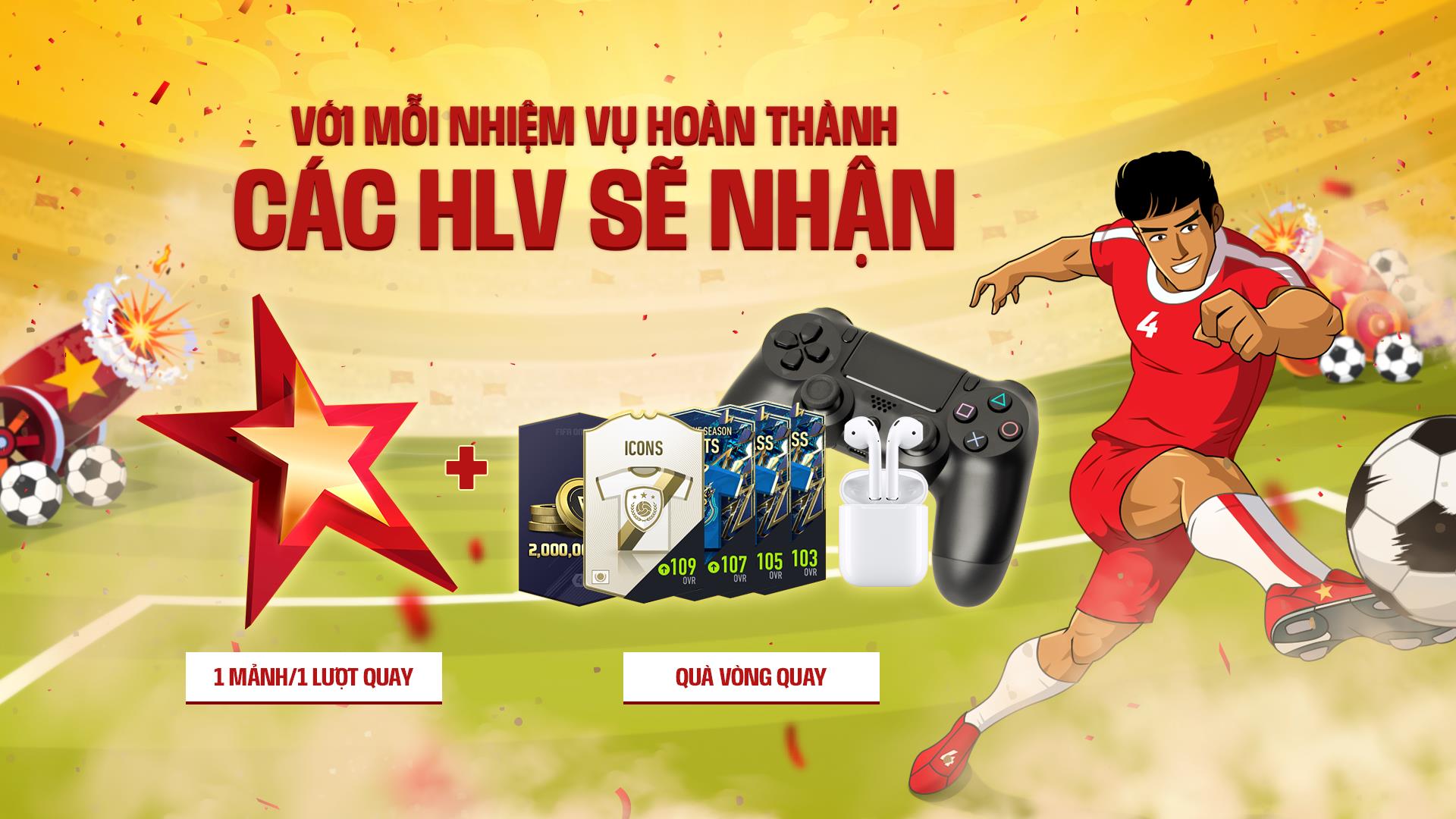 Người chơi FIFA Online có cơ hội nhận Airpods và bộ điều khiển PS4 miễn phí nhân dịp Quốc khánh - Ảnh 3.