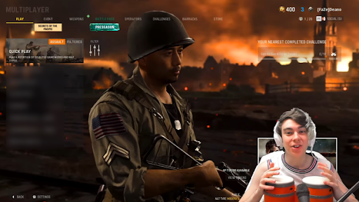 Nam game thủ đa tài, liên tục chinh phục Call of Duty bằng dàn nhạc cụ của mình - Ảnh 2.