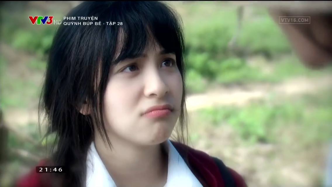 Cô nữ sinh đóng vai Quỳnh Búp Bê khi còn nhỏ đã trở thành người đẹp khả ái, diễn xuất tốt - Ảnh 2.