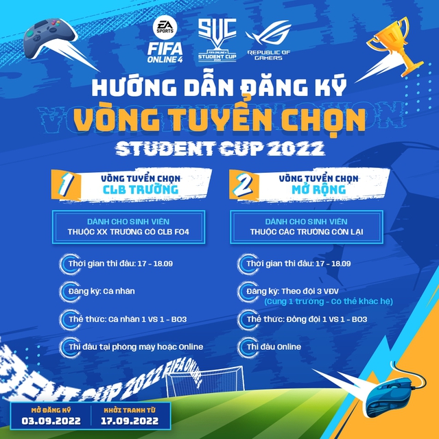 Mở đăng ký giải FIFA Online 4 Student Cup 2022 - Ảnh 3.