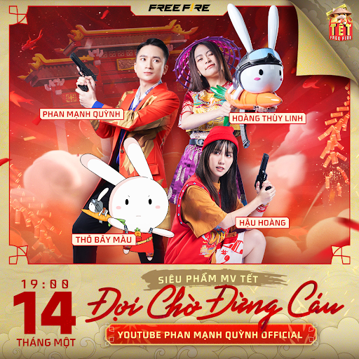Free Fire công bố MV Tết 2023: Hào hứng với màn hợp tác của các giọng ca nổi tiếng Phan Mạnh Quỳnh và Hoàng Thùy Linh - Ảnh 1.