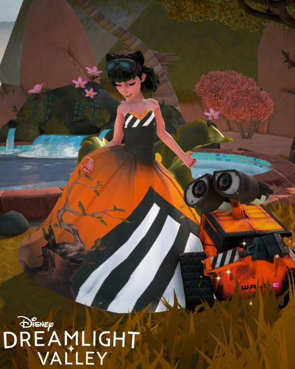 Người chơi Disney Dreamlight Valley ra mắt trang phục sáng tạo lấy cảm hứng từ Wall-E - Ảnh 2.