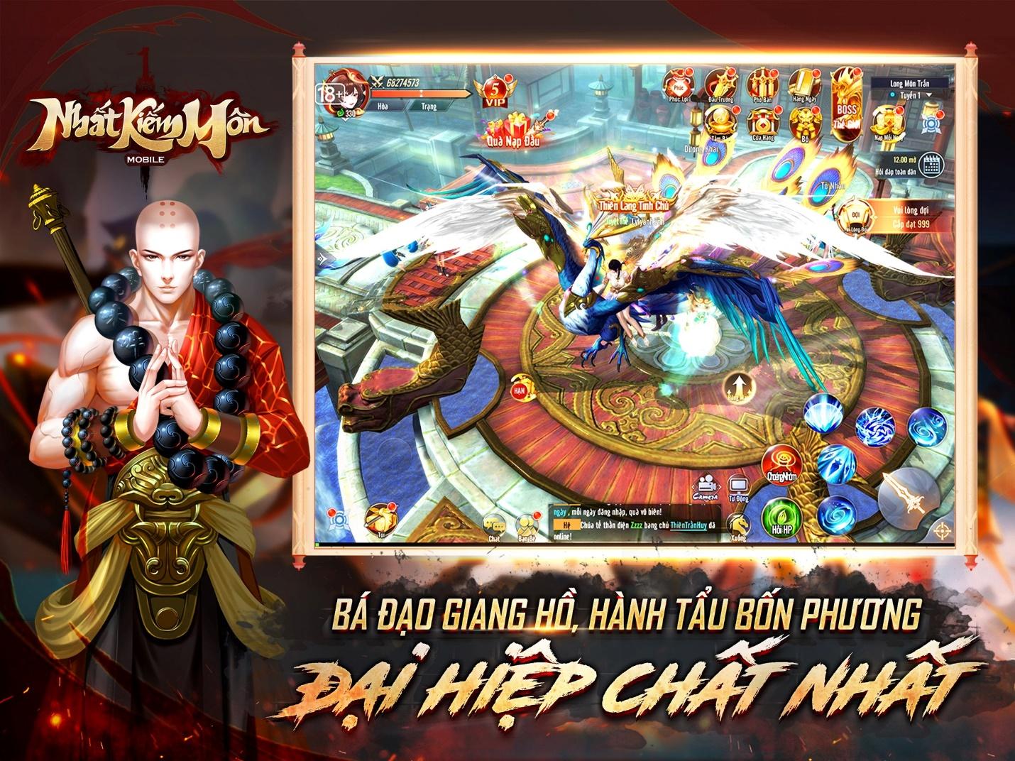 Không ngoài dự đoán, Nhất Kiếm Môn chỉ mất 1 ngày để đu đỉnh Top 1 cả App Store và CH Play - Ảnh 1.