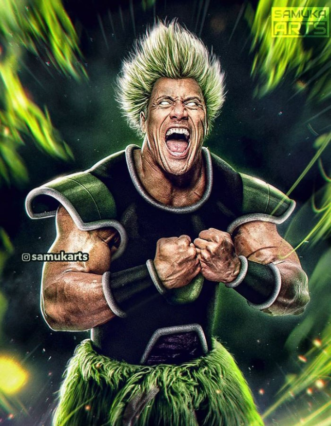 Dwayne Johnson sẽ như thế nào khi vào vai Broly trong Dragon Ball Super?  - Ảnh 2.