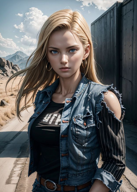 Dragon Ball: Android 18 xinh đẹp như người thật Photo-1700231659913-1700231660055666664227