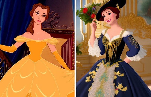 Các công chúa Disney sẽ mặc gì nếu theo đúng lịch sử? Hóa ra váy vóc tạo hình trong phim đều là sản phẩm tưởng tượng - Ảnh 5.