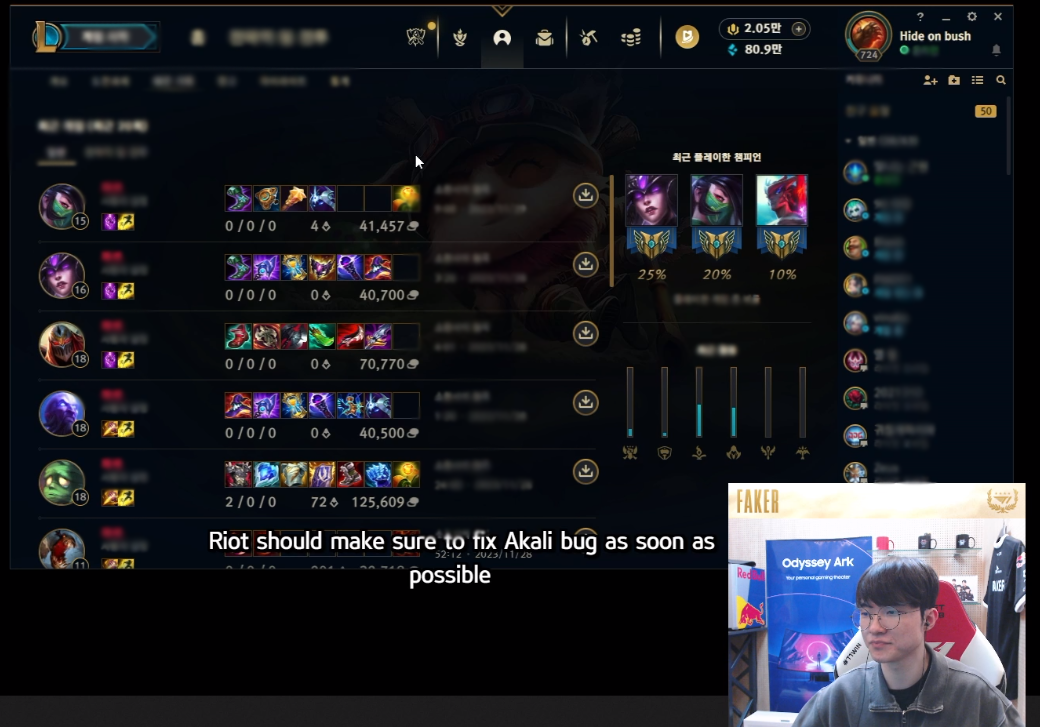 Sending a warning to Riot, Faker made the community admire him for his noble 