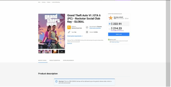 Còn chưa ra mắt, GTA 6 đã có bản nhái, dụ game thủ mua với giá hơn 5 triệu - Ảnh 3.