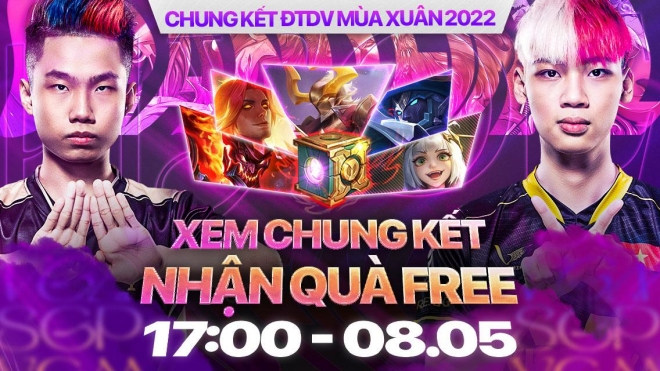 Chung kết Đấu Trường Danh Vọng mùa Xuân 2022 bộ môn Liên Quân Mobile thi đấu trực tiếp tại sân khấu lớn, lần đầu tiên áp dụng công nghệ thực tế tăng cường AR - Ảnh 3.