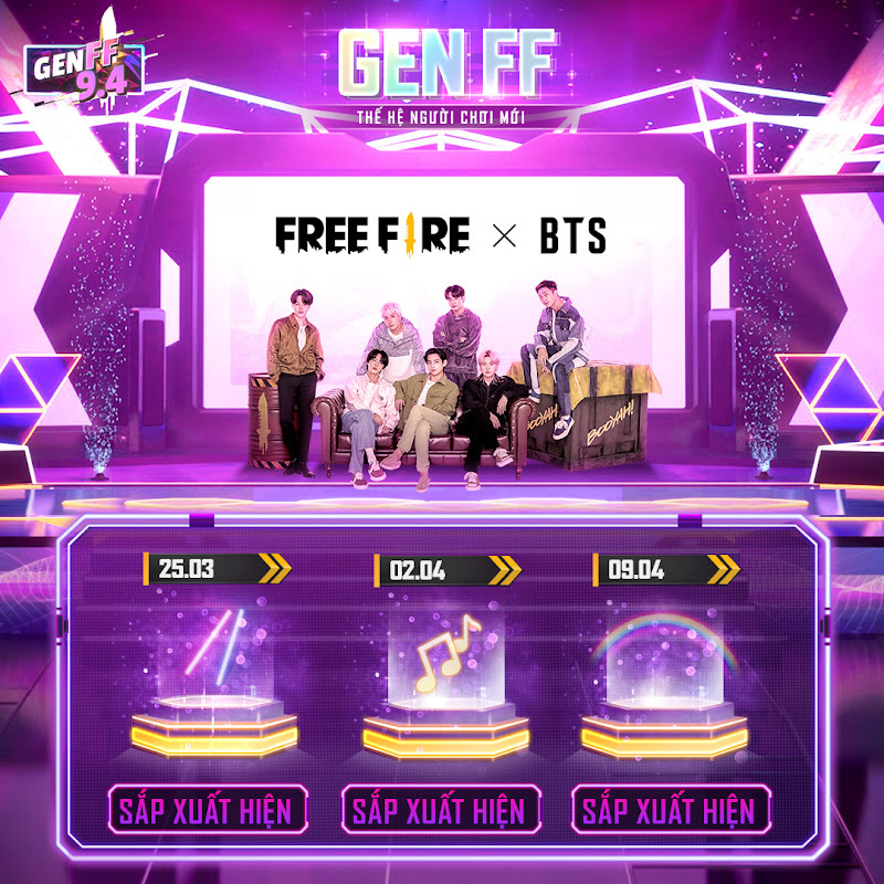 Dự án “Gen FF” đem tới cho người hâm mộ một “Free Fire x BTS show” hoành tráng và hàng ngàn bất ngờ khác! - Ảnh 5.