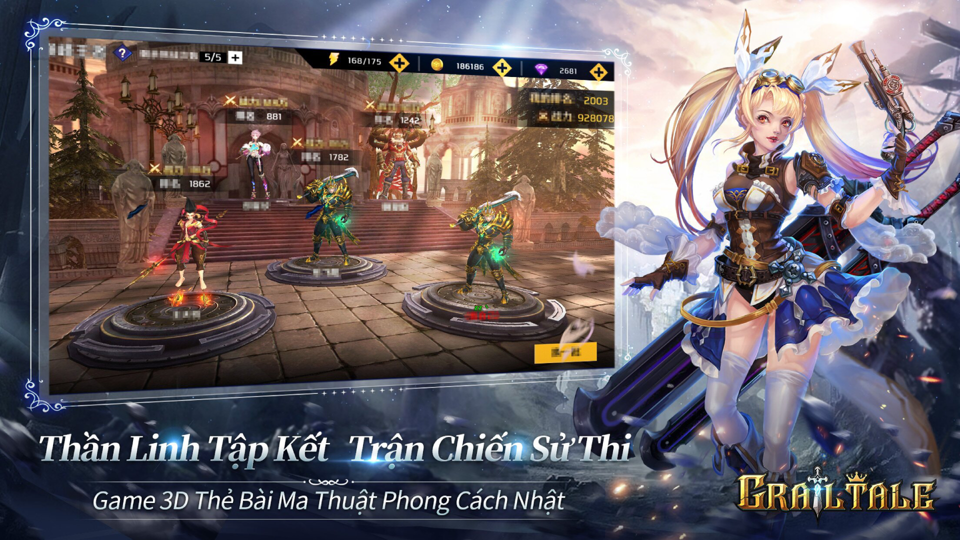 Grail Tale - Game thẻ bài ma thuật 3D cực đẹp sắp ra mắt game thủ Việt - Ảnh 3.