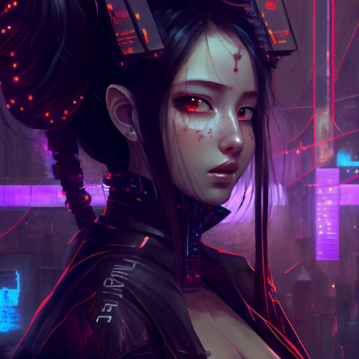 Choáng ngợp với loạt fanart Naruto phong cách Cyberpunk do AI tạo ra - Ảnh 8.