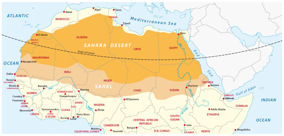 Điều gì sẽ xảy ra nếu chúng ta biến sa mạc Sahara trở thành một "quả pin" năng lượng Mặt Trời? - Ảnh 3.