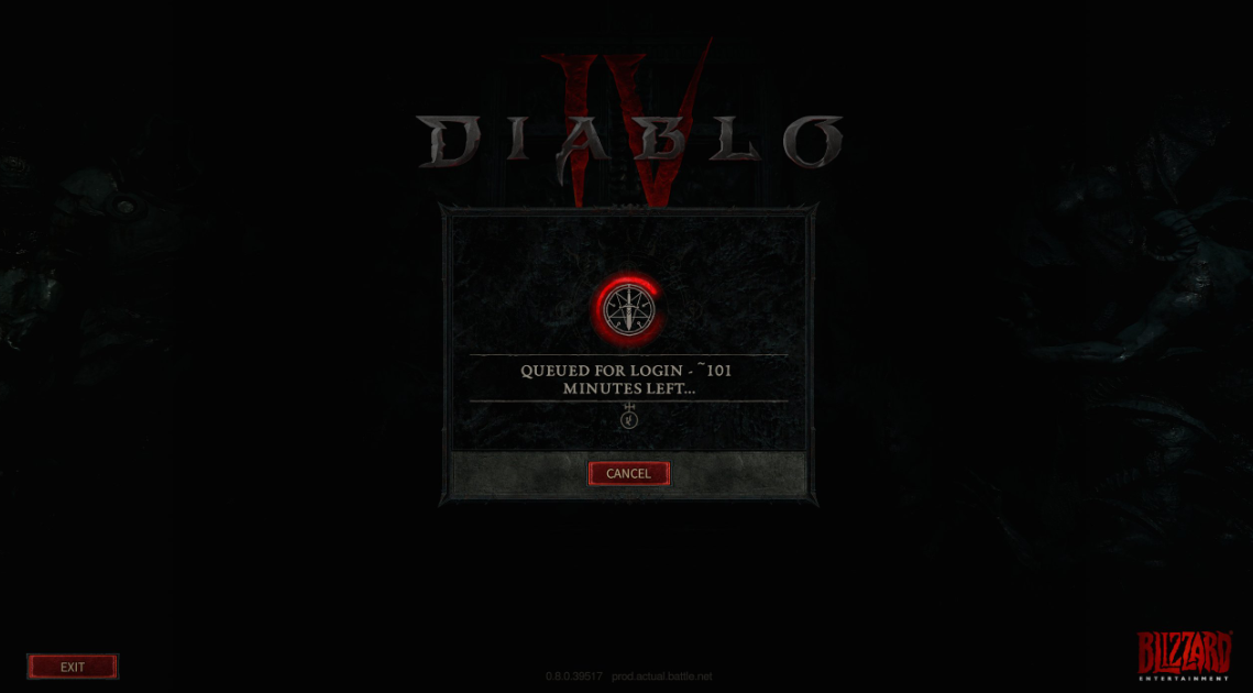 Quá đông người chờ đợi, máy chủ thử nghiệm Diablo 4 vừa ra mắt đã gặp sự cố - Ảnh 2.