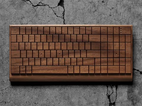 Xuất hiện bàn phím bằng gỗ tuyệt đẹp, giá gần 20 triệu - Ảnh 2.