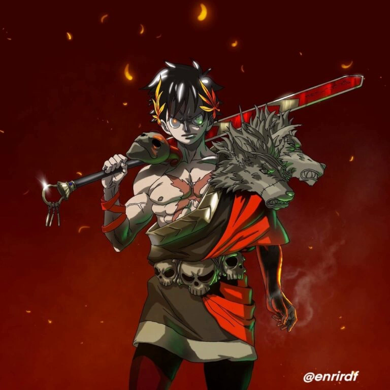 What if Luffy from One Piece and Zagreus from Hades fused?  - Photo 2.