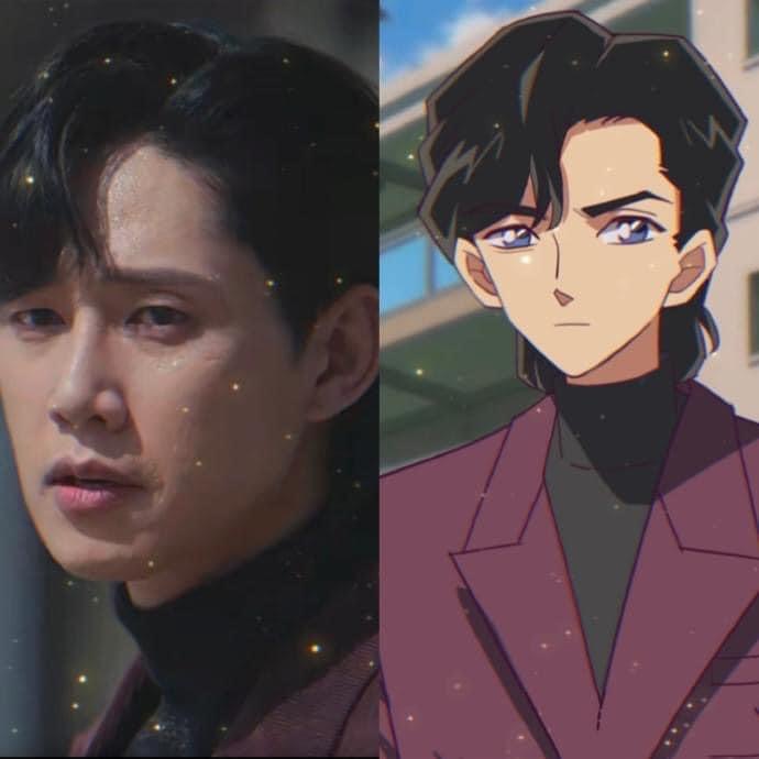 Song Hye Kyo and the cast of The Glory characters in Japanese animation, everyone is incredibly young and beautiful - Photo 6.