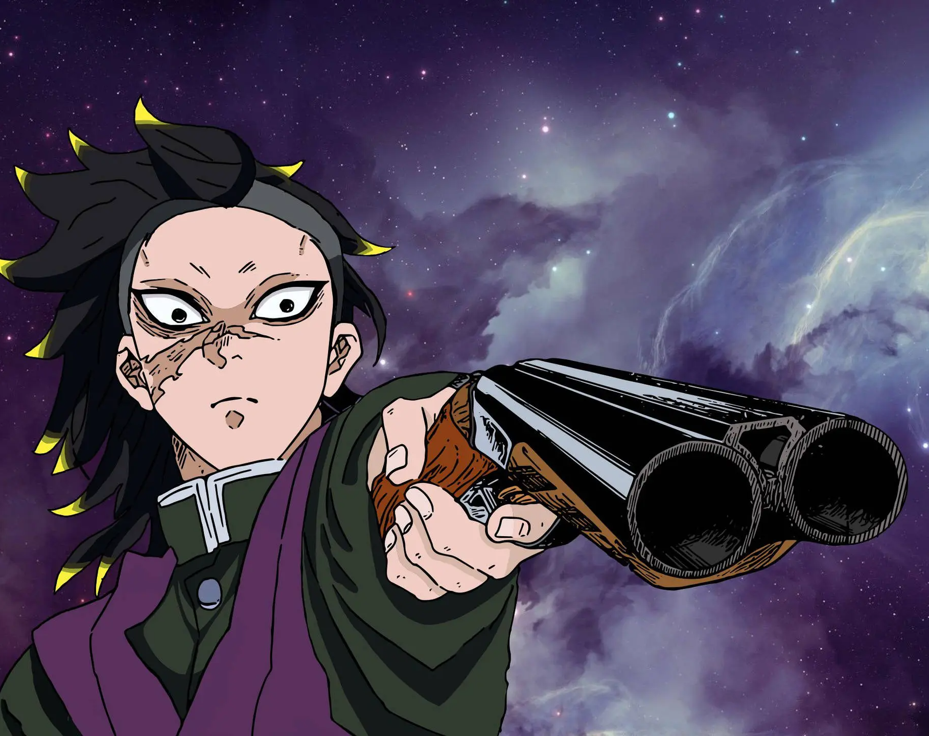 Anime Kimetsu no Yaiba giới thiệu nhân vật đầu tiên sử dụng súng chiến đấu với quỷ - Ảnh 2.