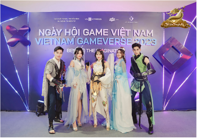 Dòng game Võ Lâm Truyền Kỳ chiếm trọn Spotlight Vietnam GameVerse 2023 với màn hô Lô Tô cực vui nhộn - Ảnh 1.