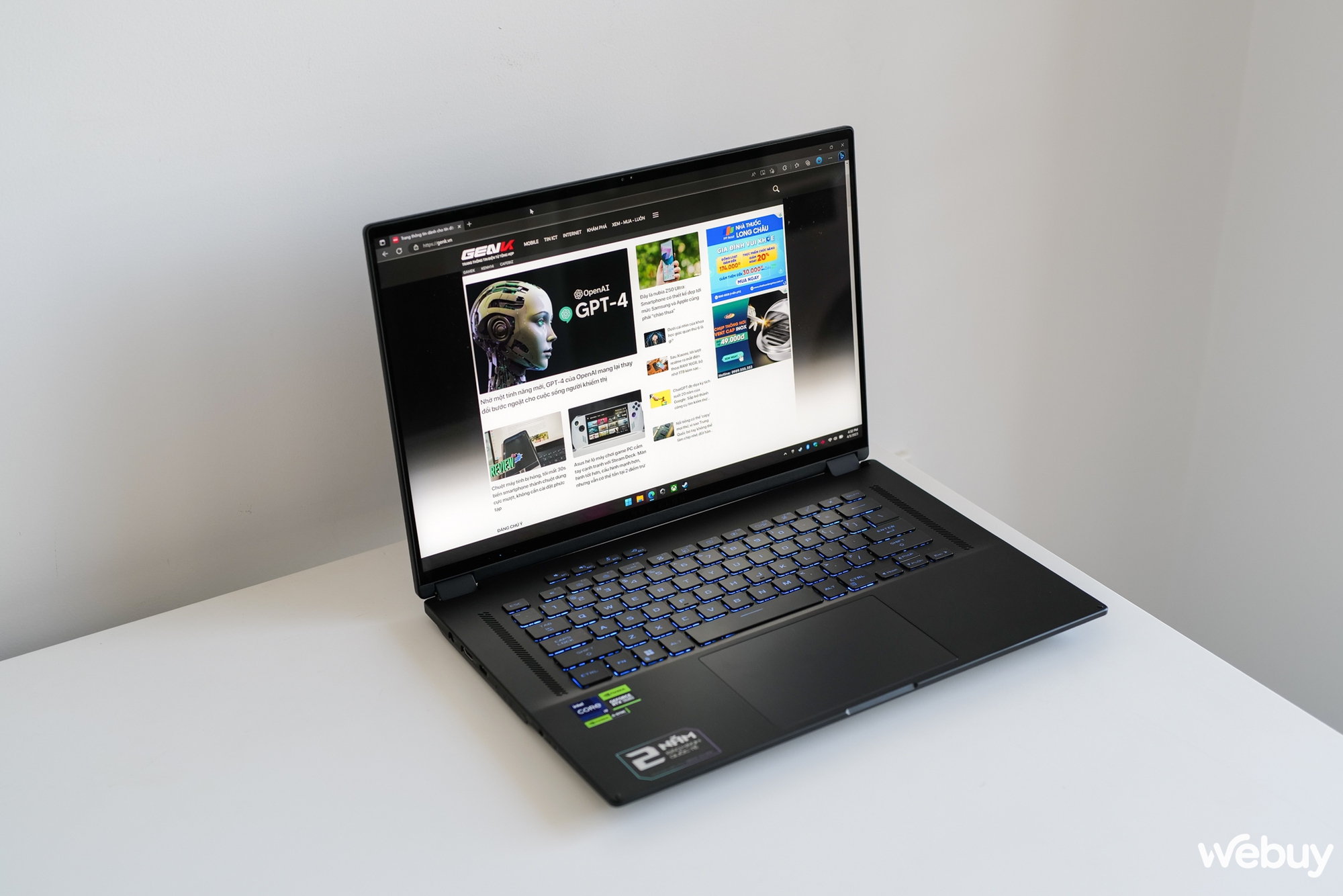 Độc lạ ASUS ROG Flow X16: Laptop gaming hiệu năng khủng nhưng có màn hình xoay gập, tặng cả bút cảm ứng, giá 66 triệu đồng - Ảnh 6.