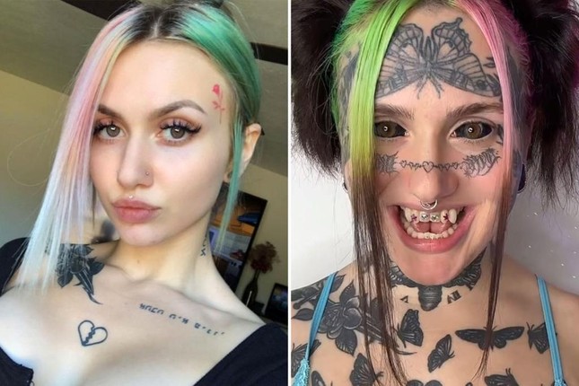 Model 18+ spends money to turn herself into a monster - Photo 1.