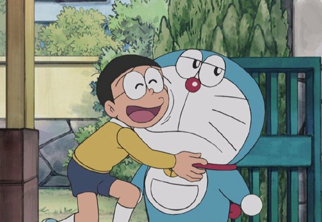 Nobita's beauty when she took off her glasses suddenly caused a fever, far from the clumsy look commonly seen in Doraemon - Photo 1.