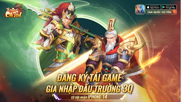 Tam Quốc Chí Tôn - GAMZ lên sóng, thưởng nóng iPhone 14 cho game thủ - Ảnh 1.