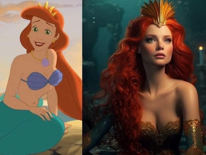 The cast of animated Mermaid characters that transform into real people, from main to secondary, are better than Disney - Photo 4.