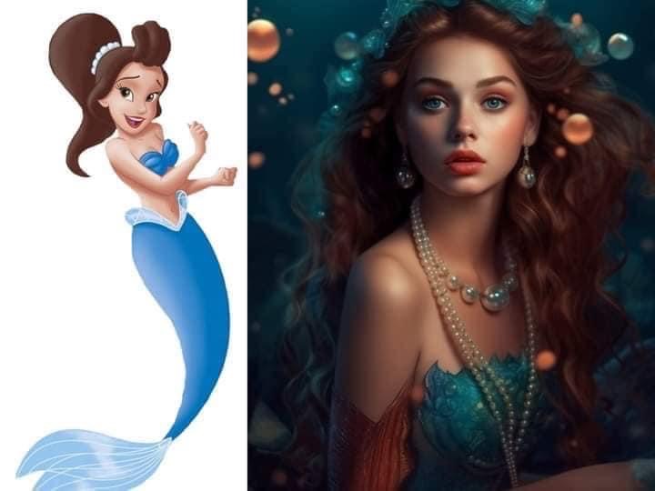 The cast of animated Mermaid characters who transform into real people, from main to secondary, are better than Disney - Photo 10.