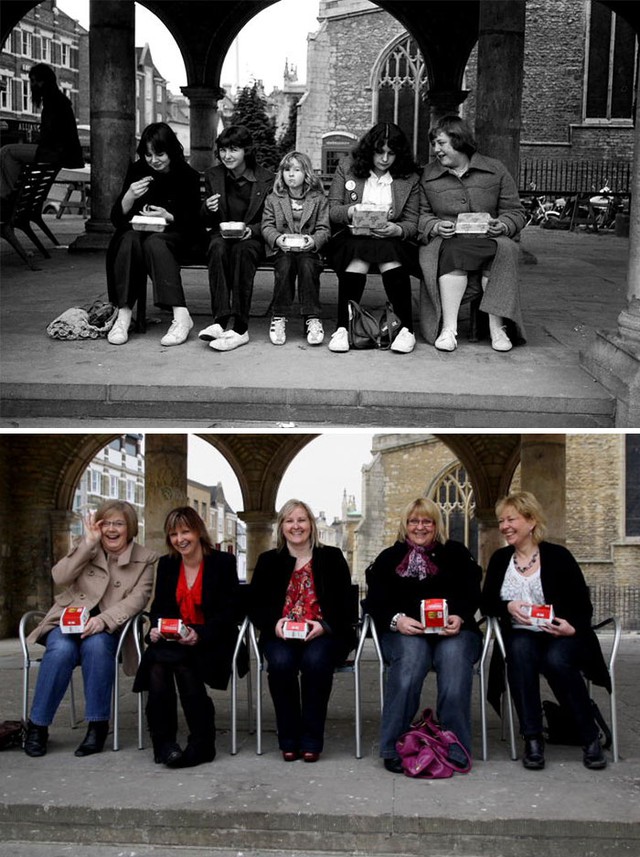 Finding the strangers he took on the street 40 years ago, the photographer recreates the photos of that day - now touching - Photo 14.