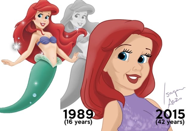 Nhan sắc dàn công chúa Disney nếu tiếp tục già, nàng tiên cá ra sao ở tuổi U50? - Ảnh 7.