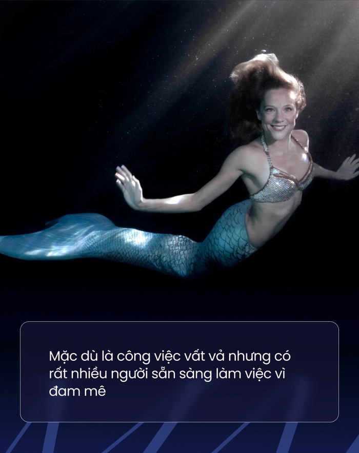 Mermaid job: Hard work, but thousands of people are passionate - Photo 8.