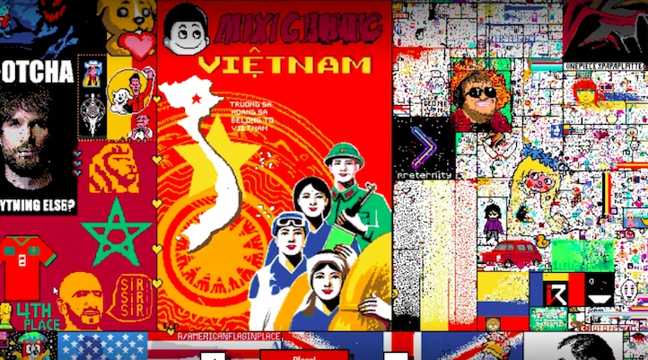 Độ Mixi cùng fan vẽ bản đồ Việt Nam siêu &quot;khủng&quot; tại sự kiện quốc tế - Ảnh 2.