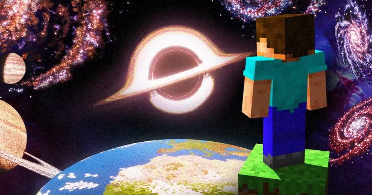 As cool as a Minecraft gamer, the feat spent a year and a half building the whole galaxy - Photo 1.