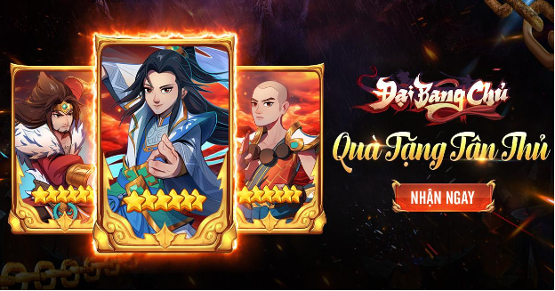 Chốt ra mắt 16/8, Đại Bang Chủ tặng 5 tuyệt đại cao thủ, vô hạn chiêu mộ khi vào game - Ảnh 3.