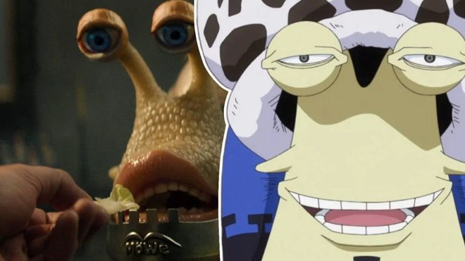 Netflix revealed the image of a messenger snail in the One Piece live-action that made fans controversial - Photo 3.