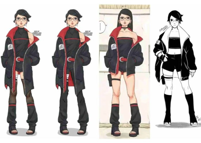 Người hâm mộ Boruto thiết kế lại tạo hình con gái Sasuke sau timeskip  - Ảnh 4.