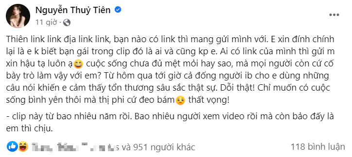 Giữa tin đồn thị phi nhạy cảm, &quot;vợ quốc dân&quot; Tiểu Hý lên tiếng trần tình, thách thức cả người &quot;xin link&quot; - Ảnh 2.