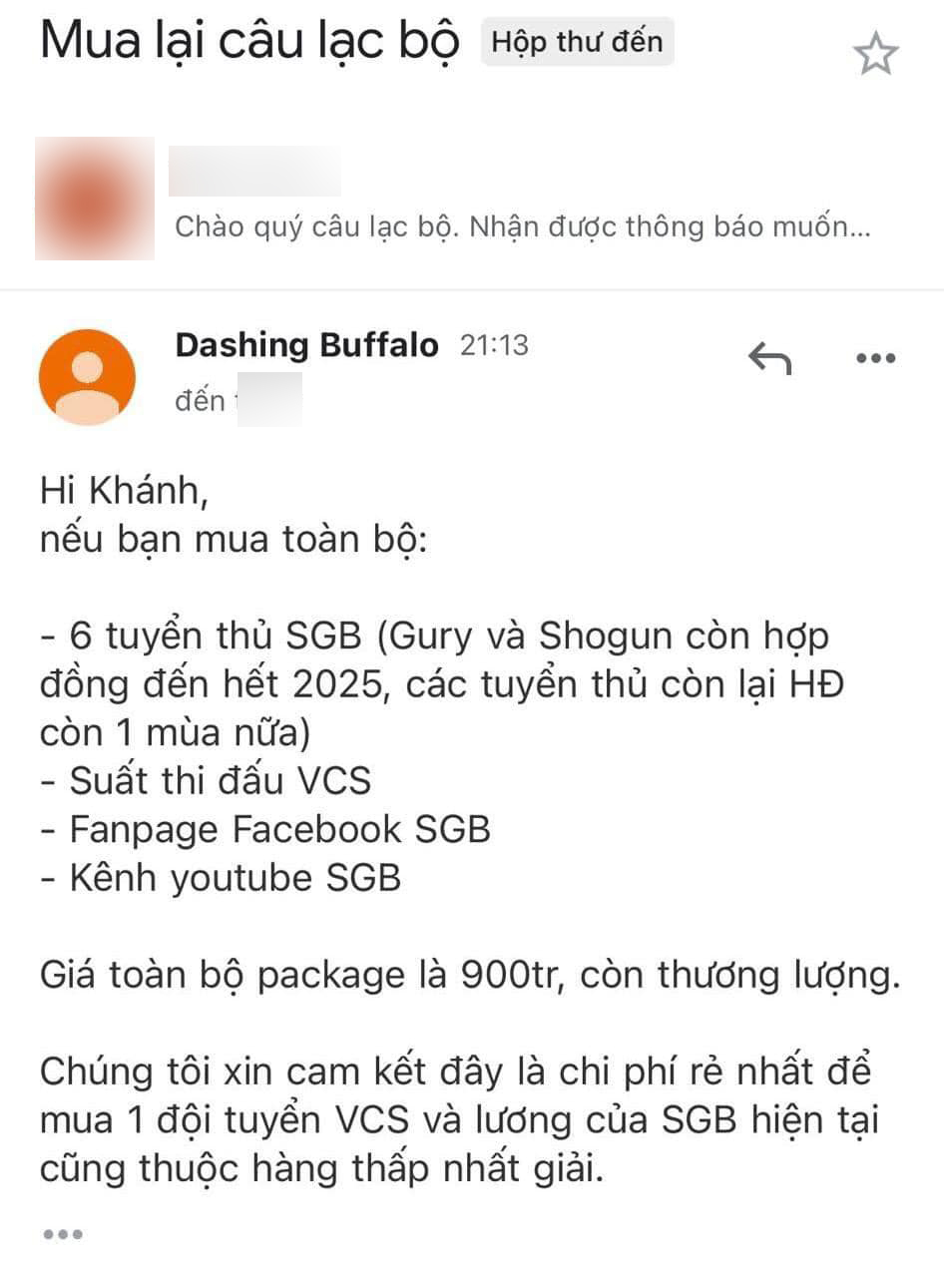 Giá của SGB rơi vào khoảng 900 triệu Giá của SGB rơi vào khoảng 900 triệu