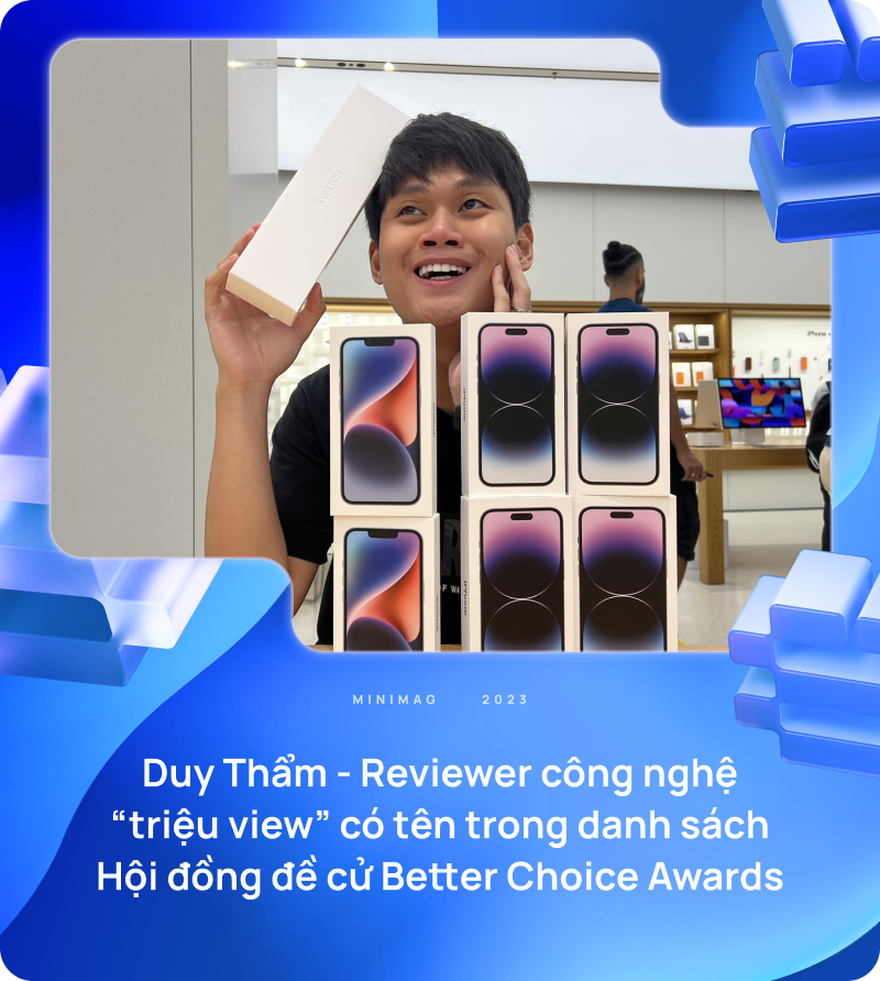 Reviewer Duy Thẩm nói về Better Choice Awards: “Tôi năm nay gần 30 tuổi mà chưa bao giờ thấy có giải thưởng nào thế này” - Ảnh 1.