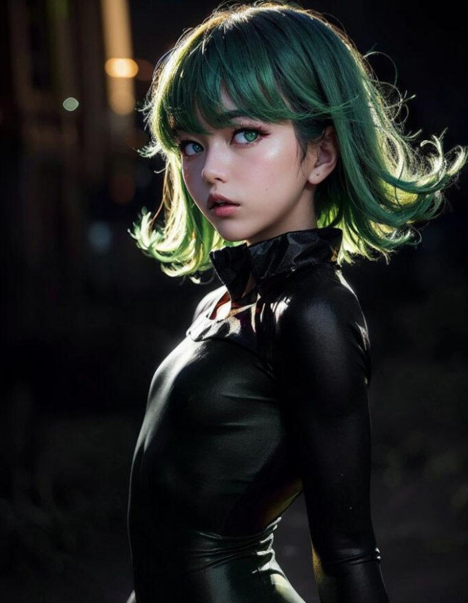 One Punch Man: AI tưởng tượng Tatsumaki khi bước ra đời thật - Ảnh 2.