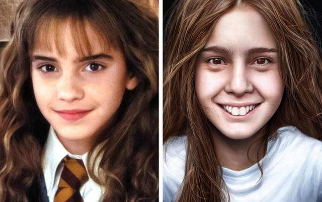AI recreates the Harry Potter characters exactly as described in the book: Most of the actors in the movie do not meet the requirements - Photo 3.